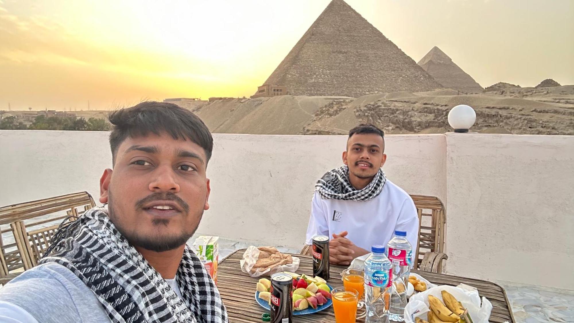 Alba Pyramids View Kairo Bagian luar foto