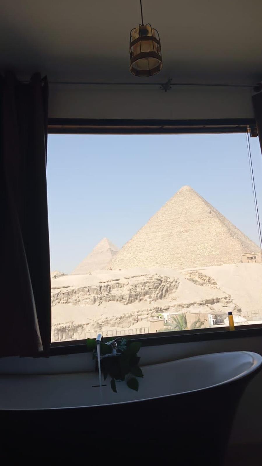 Alba Pyramids View Kairo Bagian luar foto